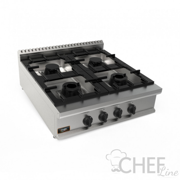 Cucina a Gas Portatile 4 fuochi